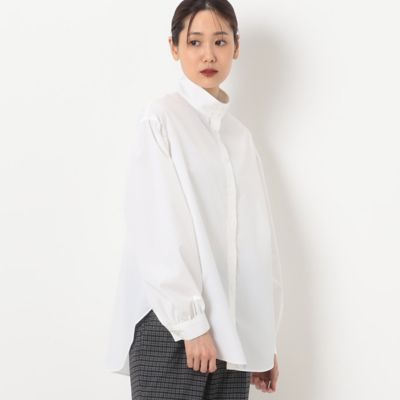 ＜Gabardine K.T+ (Women/大きいサイズ)＞〔　＋サイズ　〕　コットンポリブロード　たっぷりブラウス（７８２０ＢＥ０４）