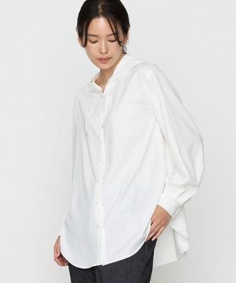 Gabardine K.T+ (Women/大きいサイズ)/ギャバジンケーティープラス 〔 +サイズ 〕 マイクロスパン フード付きブラウス(7820BI03)