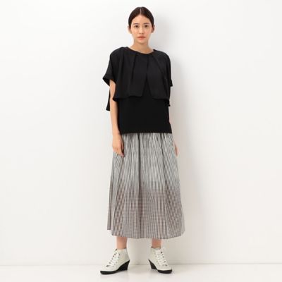 〔＋サイズ〕【洗える】プレーティング天竺　ボレロカットソー（７８２１ＥＡ０２）
