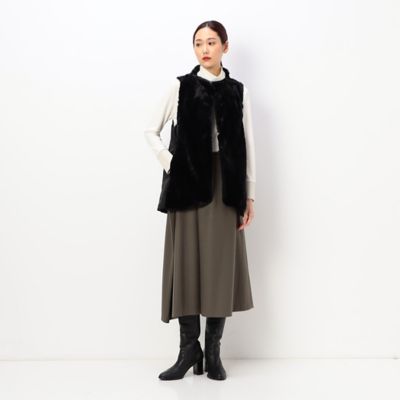 〔　＋サイズ　〕　ロイカベア天竺ラメリブ　あったかプルオーバー（７８２１ＥＡ０９）