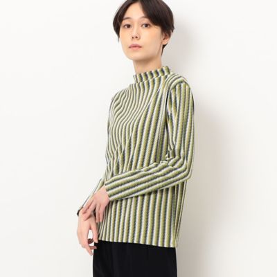 〔　＋サイズ　〕　レトロ調ミラニーズ編み　ハイネックインナー（７８２１ＥＣ０１）