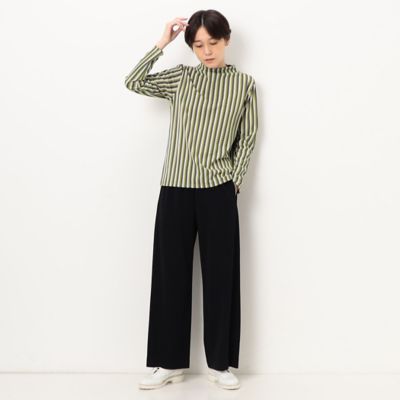 〔　＋サイズ　〕　レトロ調ミラニーズ編み　ハイネックインナー（７８２１ＥＣ０１）