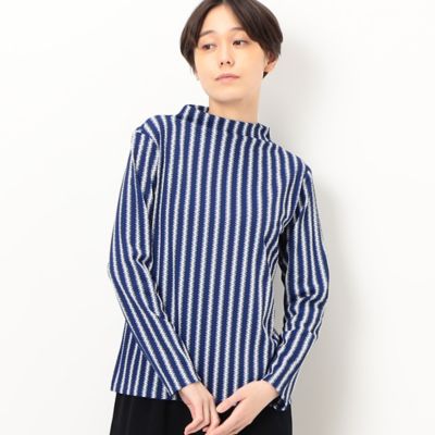 〔　＋サイズ　〕　レトロ調ミラニーズ編み　ハイネックインナー（７８２１ＥＣ０１）