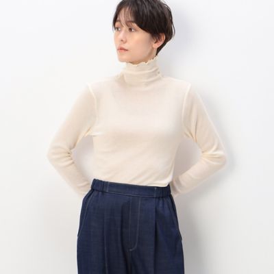 〔　＋サイズ　〕　【前後２ＷＡＹ／洗える】のびのびシアーリブ　Ｔシャツ（７８２１ＥＣ０５）