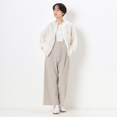 〔　＋サイズ　〕　【洗える】プレーティング　タンクトップ（７８２１ＥＣ１３）