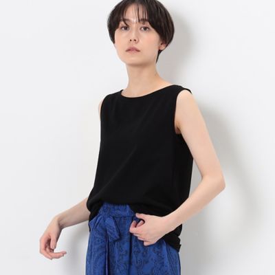 〔　＋サイズ　〕　【洗える】プレーティング　タンクトップ（７８２１ＥＣ１３）