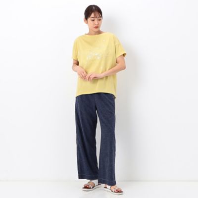 〔　＋サイズ　〕　【洗える】プレーティング天竺　手書きプリントＴシャツ（７８２１ＥＣ１８）