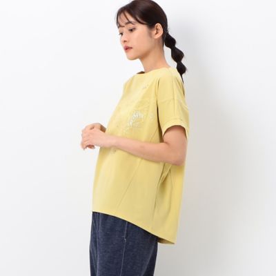 〔　＋サイズ　〕　【洗える】プレーティング天竺　手書きプリントＴシャツ（７８２１ＥＣ１８）