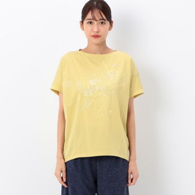 〔　＋サイズ　〕　【洗える】プレーティング天竺　手書きプリントＴシャツ（７８２１ＥＣ１８）