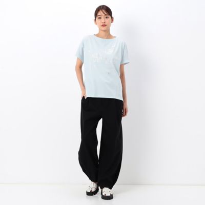 〔　＋サイズ　〕　【洗える】プレーティング天竺　手書きプリントＴシャツ（７８２１ＥＣ１８）