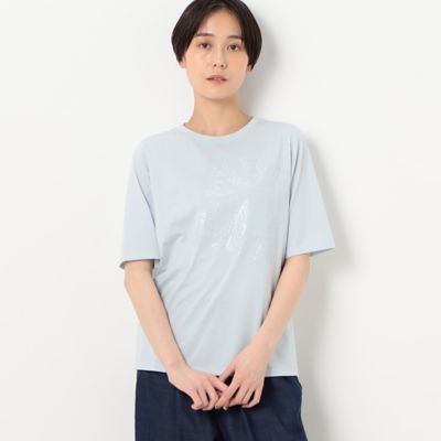 〔　＋サイズ　〕　プレーティング天竺　スクエアプリント（７８２１ＥＤ０１）