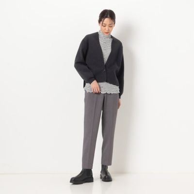♦︎美品♦︎ サイズ1 コモリ ボーダー　バスクシャツ　エクリュ/マリン セール】【USAコットン】バスクボーダーTシャツ/ロンT（Tシャツ