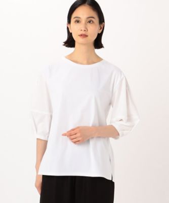 Gabardine K.T+ (Women/大きいサイズ)/ギャバジンケーティープラス 〔 +サイズ 〕 プレーティング天竺 ドッキングプルオーバー(7821EG10)
