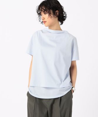 〔　＋サイズ　〕　　プレーティング天竺　コンビＴシャツ（７８２１ＥＧ１４）