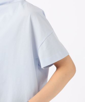 〔　＋サイズ　〕　　プレーティング天竺　コンビＴシャツ（７８２１ＥＧ１４）