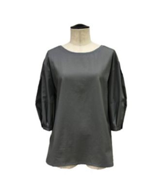 ＜Gabardine K.T+ (Women/大きいサイズ)＞〔　＋サイズ　〕　８０／－ポンチ　ドッキングプルオーバー（７８２１ＥＭ０８）