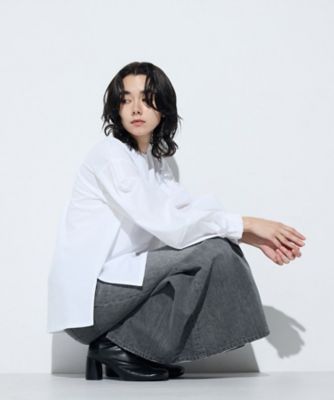 ＜Gabardine K.T+ (Women/大きいサイズ)＞〔　＋サイズ　〕　８０ポンチ　袖パフカットソー（７８２１ＥＭ１０）