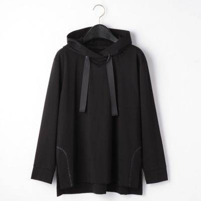 〔＋サイズ〕【ウォッシャブル】ポンチ　キラキラステッチ　フーディ（７８２１ＥＷ０５）