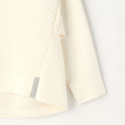 〔＋サイズ〕【ウォッシャブル】キルティング風　切り替えプルオーバー（７８２１ＥＹ０１）