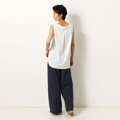 〔＋サイズ〕【洗える】プレーティング天竺　タンクトップ（７８２１ＥＹ０８）