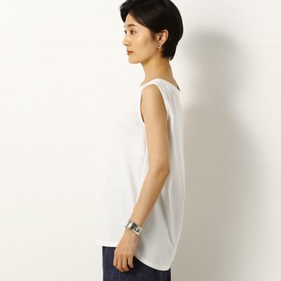 〔＋サイズ〕【洗える】プレーティング天竺　タンクトップ（７８２１ＥＹ０８）