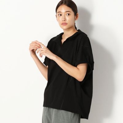 〔＋サイズ〕【洗える】プレーティング天竺　ちびフーディーカットソー（７８２１ＥＹ１４）