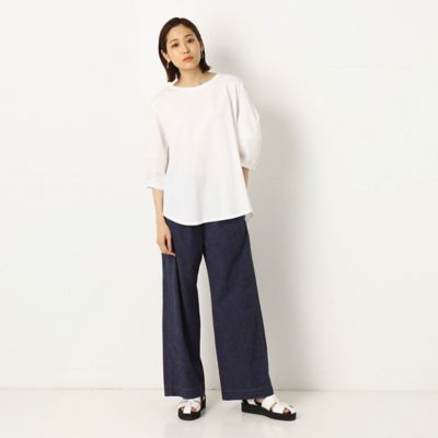 〔＋サイズ〕【洗える】ドッキングプルオーバー（７８２１ＥＹ１７）