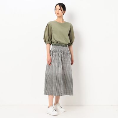 〔＋サイズ〕【洗える】ドッキングプルオーバー（７８２１ＥＹ１７）