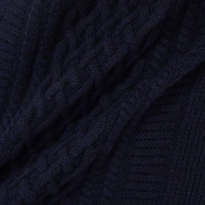 〔　＋サイズ　〕　エアリーウール　アラン柄ニットワンピース（７８２９ＩＡ１６）