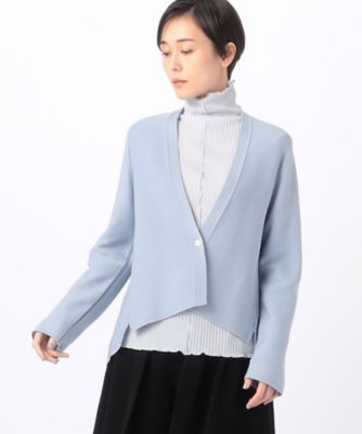 Gabardine K.T+ (Women/大きいサイズ)/ギャバジンケーティープラス 〔　＋サイズ　〕　【セットアップ対応】ブライトストレッチヤーン　ニットショートジャケット（７８３０ＩＧ０１）
