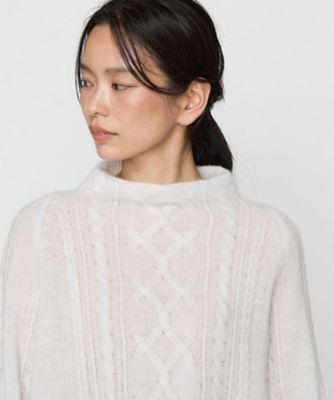 【一部店舗限定】〔　＋サイズ　〕　ウールタムヤーン　マシュマロニット（７８３１ＩＩ０７）