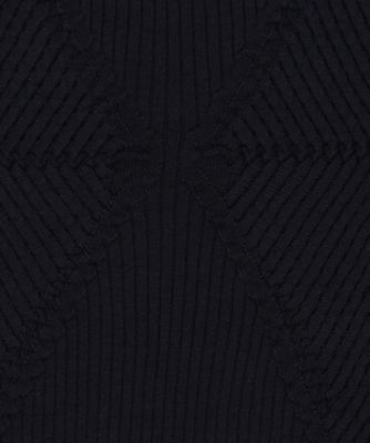 ＋サイズ 〕 ダイヤ柄 ニットベスト（7832II08） | Gabardine