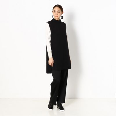 〔＋サイズ〕【ウォッシャブル】ノースリーブニットチュニック（７８３３ＩＷ０７）
