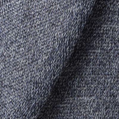 〔　＋サイズ　〕　【前後２ＷＡＹ】ミックスカラーリネンコード　ニットベスト（７８３４ＩＣ０９）