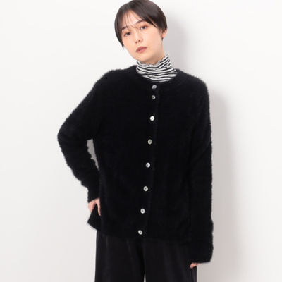 ＜Gabardine K.T+ (Women/大きいサイズ)＞〔　＋サイズ　〕　フェザーヤーンカーディガン（７８３４ＩＥ０９）