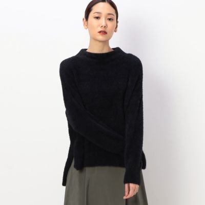 ＜Gabardine K.T+ (Women/大きいサイズ)＞〔　＋サイズ　〕　ミンク調ファーモール　セーター（７８３５ＩＡ０７）