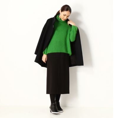 〔＋サイズ〕シルクモヘア片畦　タートルネックニットプルオーバー（７８３５ＩＷ１１）