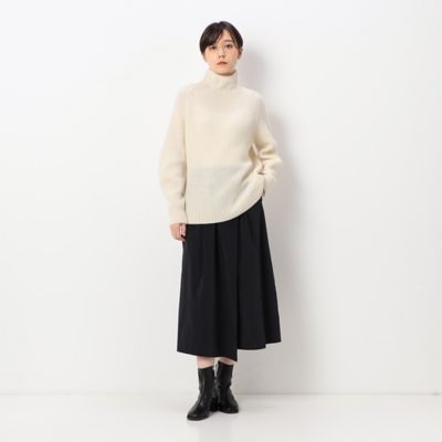〔＋サイズ〕【洗える】エアリーウール　バルキーセーター（７８３６ＩＡ０８）