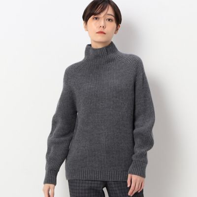 〔＋サイズ〕【洗える】エアリーウール　バルキーセーター（７８３６ＩＡ０８）