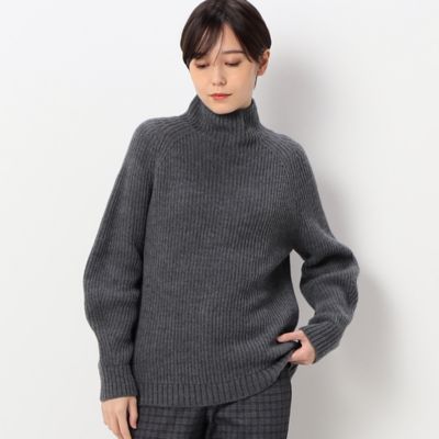 〔＋サイズ〕【洗える】エアリーウール　バルキーセーター（７８３６ＩＡ０８）