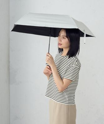 MONO COMME CA (Women)/モノコムサ 軽量 晴雨兼用折りたたみ傘(9510RK01) ホワイト 傘・日傘【三越伊勢丹/公式】