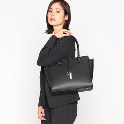 ＜MONO COMME CA (Women)＞ロゴプレート　２ｗａｙトートバッグ（９５２０ＢＣ２２）