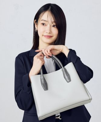 型押しハンドルバッグ（9520BK17） | MONO COMME CA