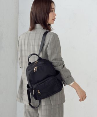 ＜MONO COMME CA (Women)＞撥水　リュック（９５２０ＢＫ２７）