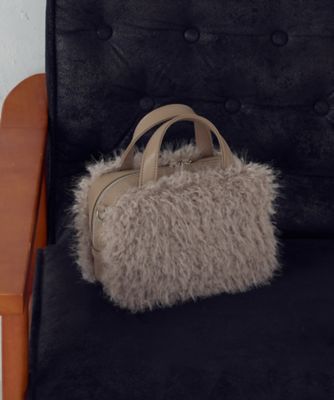 2WAY フェイクファー ボストンバッグ（9520BM43） | MONO