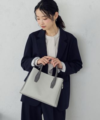 ＜MONO COMME CA (Women)＞型押しハンドルバッグ（９５２０ＢＯ１７）