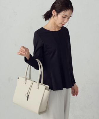 ロゴプレートトート（9520BO22） | MONO COMME CA (Women