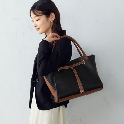ベルト使い　軽量トートバッグ（９５２０ＢＹ１０）