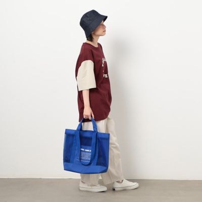 マカロン様／メッシュトートバッグ／blue × gray YDBロゴ/メッシュトート（4582618751858）|商品詳細|BAYSTORE ONLINE