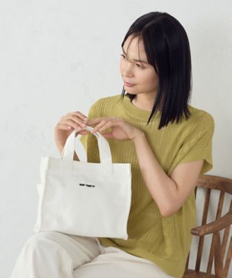 キャンバスミニトート（9530BK01） | MONO COMME CA (Women